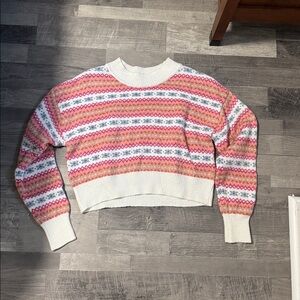 Wild Fable Multicolor Patterned Sweater
